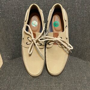 White Mountain Beige Boat Shoes for Men